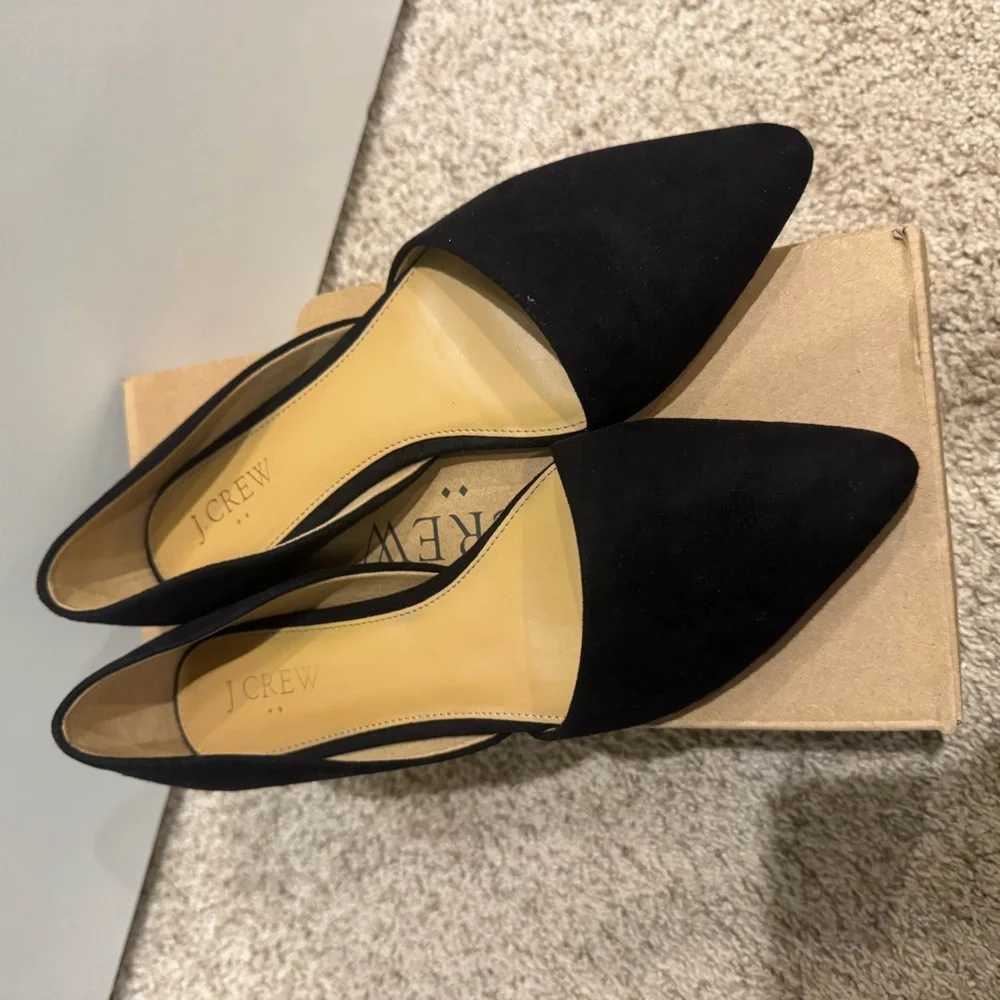 J. Crew Black Suede Women's Flats - Picture 4 of 5